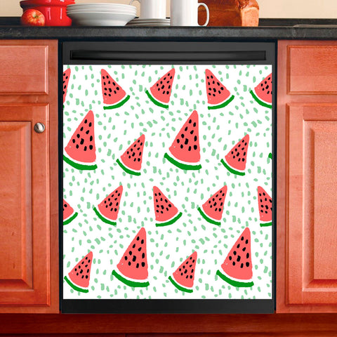 Watermelon Dishwasher Magnet Cover Kitchen Decoration Decals Appliances Stickers Magnetic Sticker ND