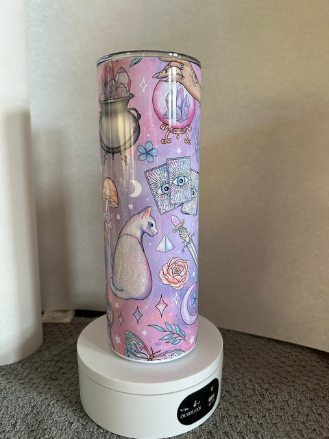 Pink Mystical Symbols 20 oz Tumbler NP