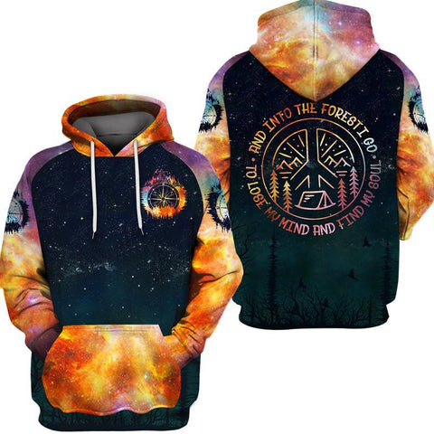 To Lose My Mind And Find My Soul Hippie Camping 3D T shirt/ pullover/hoodie/zip hoodie