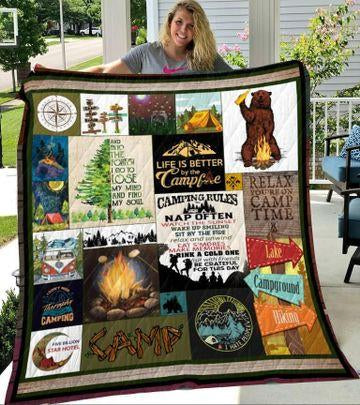 CAMPING LOVE PREMIUM QUILT 013