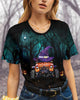 My Broom Broke So Now I Drive A Jeep 3D Shirt, Jeep Girl Shirt, Halloween Girl Shirt