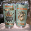 Gardening Witch Because Murder Is Wrong - Custom 20oz Stainless Steel Tumbler