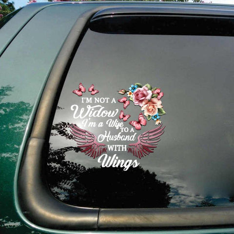 Memorial Butterfly Car Sticker Decal TM