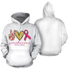 Peace, love, cure breast cancer