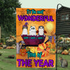 Halloween flag Personalized Halloween Gifts Decor Ideas For Cat Lovers, It's the most wonderful time of the year Custom Flag