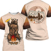 I Hate People Bear Beer Campfire Camping 3D T-shirt/Pullover/hoodie/zip hoodie
