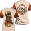 Go Outside Camping 3D All Over Printed Bear T-shirt/Pullover/hoodie/zip hoodie