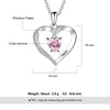 Personalized Name Heart Mothers Day Necklace With Birthstones Mom Jewelry Gift For Mom Grandma Wife HT