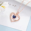 Personalized Name Heart Mothers Day Necklace With Birthstones Mom Jewelry Gift For Mom Grandma Wife HT