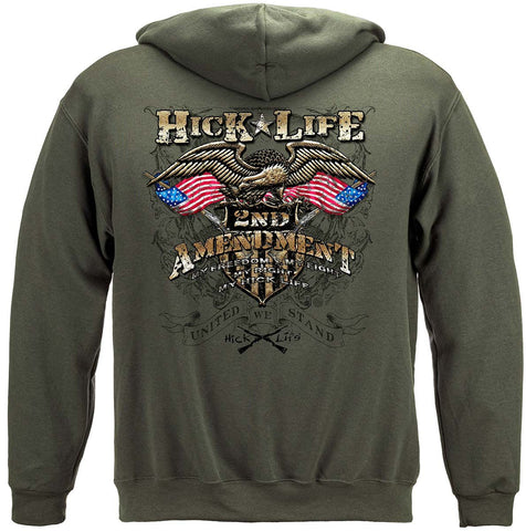 American Patriot Hoodie Black 2nd Amendment Premium Hoodie