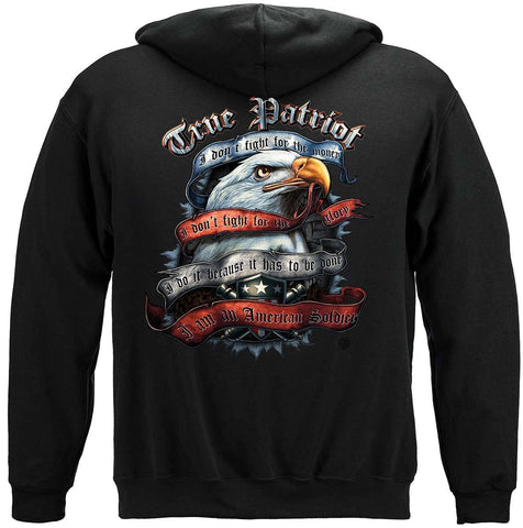 American Patriot Hoodie Black True Patriot Premium Hoodie