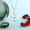 Personalized 925 Silver Mothers Day Necklace With Birthstones Mom Jewelry Gift For Mom Grandma Wife HT
