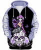 Skull Cancer Awareness Hoodie