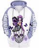 Skull Cancer Awareness Hoodie