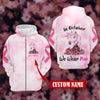 Unicorn Breast Cancer In October We wear pink Hoodie 3D Custom TTM
