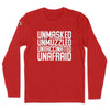 Unmasked Men's Apparel, Unmasked Shirt, Unmasked Unmuzzled Unvaccinated Unafraid Shirt, Unmasked Unmuzzled Unvaccinated Unafraid Tee, Unmasked Unmuzzled Unvaccinated Unafraid Gift Idea