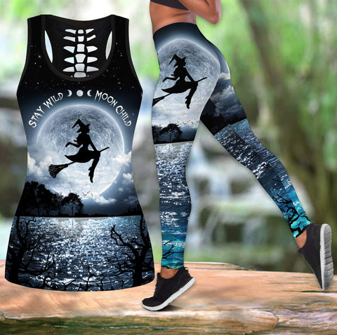 Halloween Tank top leggings Stay Wild Moon Child Combo Tank + Legging