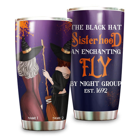 HLW the black hat sisterhood Custom 20oz Stainless Steel Tumbler