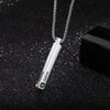 Personalized Bar Name Mothers Day Necklace With Birthstones Mom Jewelry Gift For Mom Grandma Wife HT