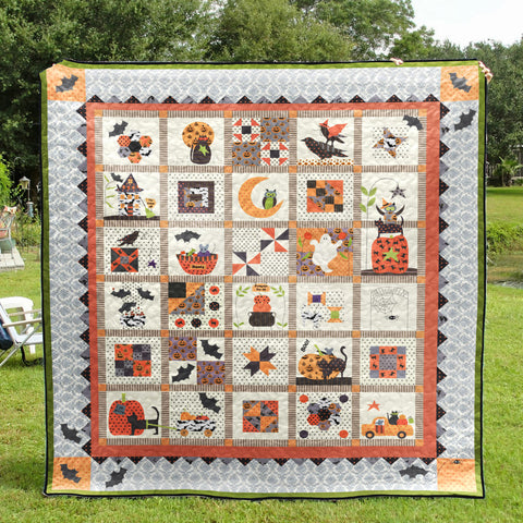 Halloween Quilt Blanket Comforter Bedding Home Decoration ND