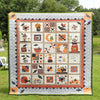 Halloween Quilt Blanket Comforter Bedding Home Decoration ND