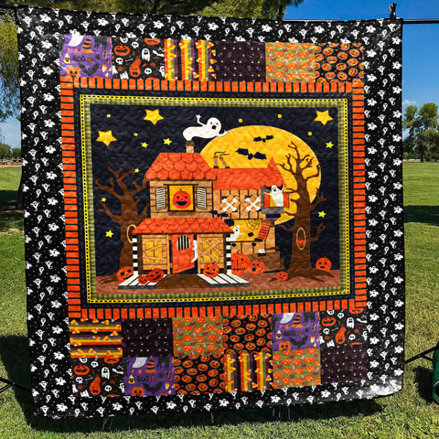 Halloween Quilt Blanket Comforter Bedding Home Decoration ND