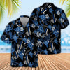Thin Blue Line Hawaii Shirt POLICE SEAMLESS PATTERN HAWAIIAN SHIRT