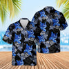 Thin Blue Line Hawaii Shirt POLICE SEAMLESS PATTERN HAWAIIAN SHIRT