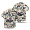 Thin Blue Line Hawaii Shirt POLICE CARS SEAMLESS PATTERN HAWAIIAN SHIRT