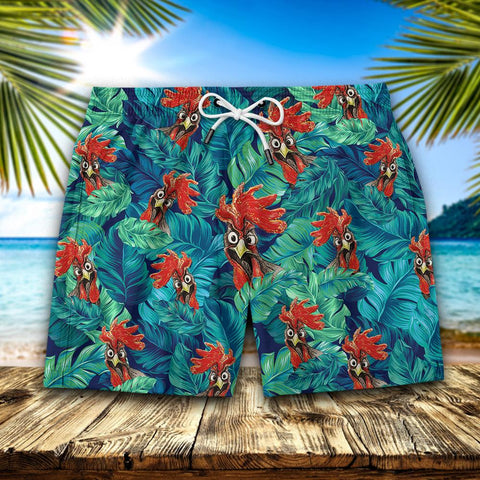 CHICKEN SEAMLESS PATTERN HAWAIIAN SHORT Men Hawaii Shorts