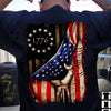We The People 1776 T-shirt, Distressed American Flag Shirt, Constitution USA, Patriotic Shirt
