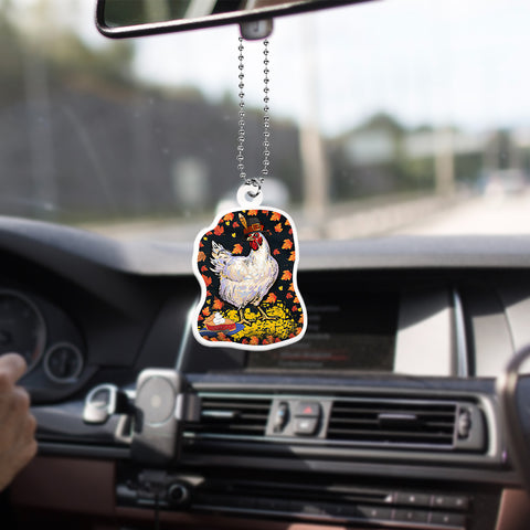 Chicken Thanksmas Car Ornament TTM