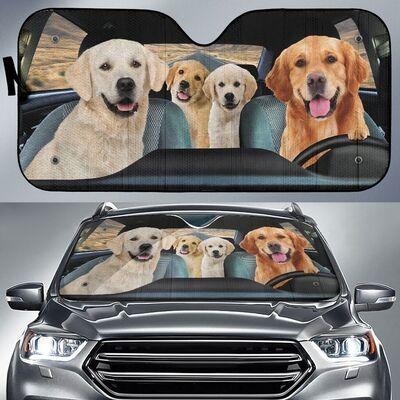 AUTO SUN SHADE MY GOLDEN RETRIEVER, GOLDEN RETRIEVER SUN SHADE, Golden Gift Idea, Gift for Golden Lover