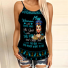 Women Tank Top May Woman Ambitious Woman Combo Legging Camisole Tank