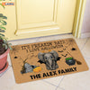 Personalized It's Freakin' Bats I Love Halloween Doormat Elephant Halloween Decorations Home Decor Mat HT