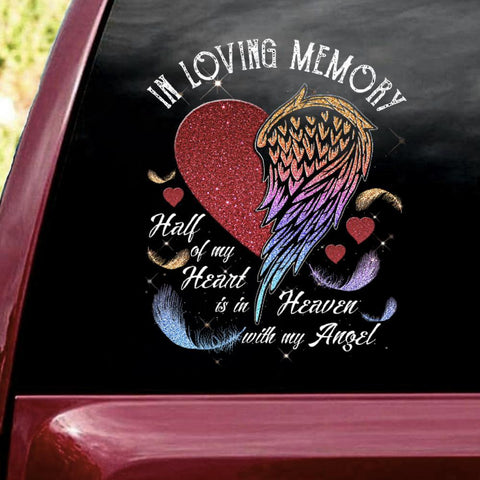Half Of My Heart Decal Car Sticker TM