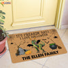 Personalized It's Freakin' Bats I Love Halloween Doormat Family Dinosaur Halloween Decorations Home Decor Mat HT