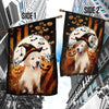 Halloween flag Halloween Gift Golden Retriever Happy Halloween Flag