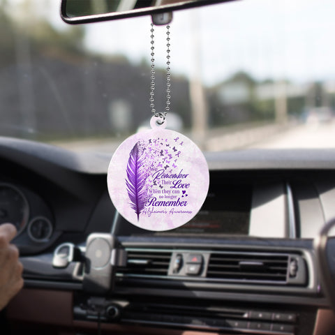Remember Their Love Alzheimer's Awareness Ornament Alzheimer's Hanging Decor Gifts for Mom, Grandma HN