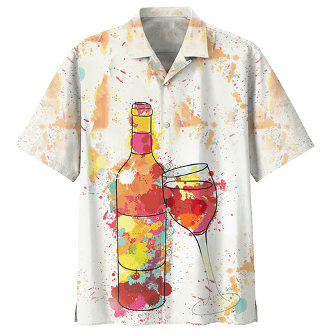 WINE HAWAIIAN SHIRT 813623