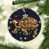 Tortoise Christmas Lights Ornament Christmas Tree Hanging Ornament Xmas Gift for Turtle Lovers HN