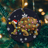 Tortoise Christmas Lights Ornament Christmas Tree Hanging Ornament Xmas Gift for Turtle Lovers HN