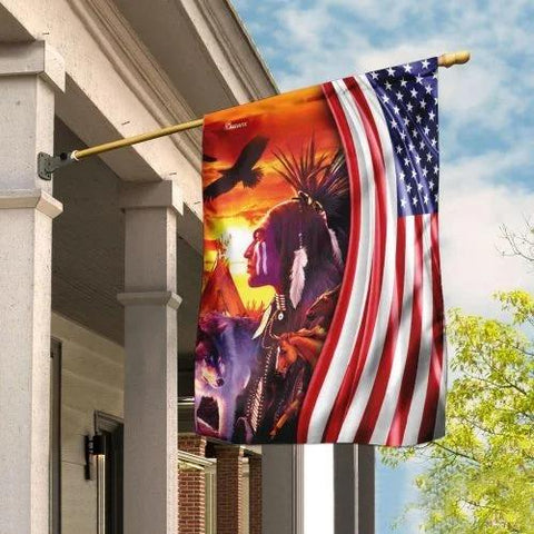Native Flag US Natives Of The Lands American Flag