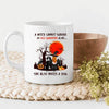 Halloween Cup A Witch Cannot Survive On Self-quarantine Alone, She Also Needs A Dog Personalized Mug Bests Gifts For Halloween Occasion