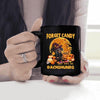 Halloween Mug Forget A Candy Give Me - BLACK Dachshund Personalized Mug, Best Gifts For Dog Lovers And Halloween Occasion