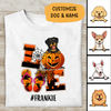 Halloween Shirt Personalized Dog T-shirt Special Gift For Halloween
