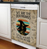 Halloween Witch Girl Dishwasher Cover Kitchen Decor Housewarming Gifts Halloween Gifts HT