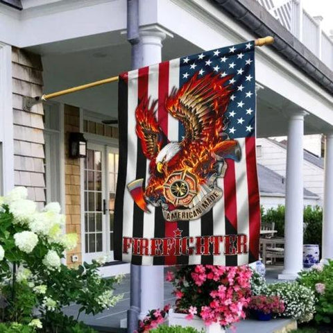Firefighter American Eagle Flag