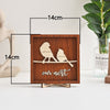 Personalized Birds Family Names Sign Frame Mothers Fathers Day Decor Home Decorations Mom Grandma Dad Gifts HT