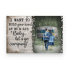 Camping Baby Let's Go Couple Gifts Customized Canvas QA